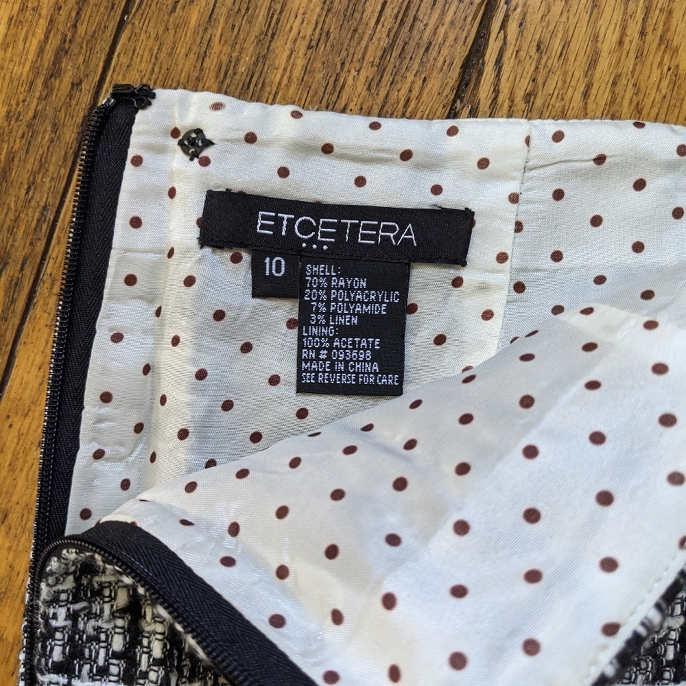 Etcetera Tweed Skirt - Picture 2 of 2